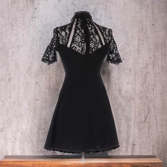 ASOS High Neck Lace Dress | SIZE 4 - Picture 2 of 6